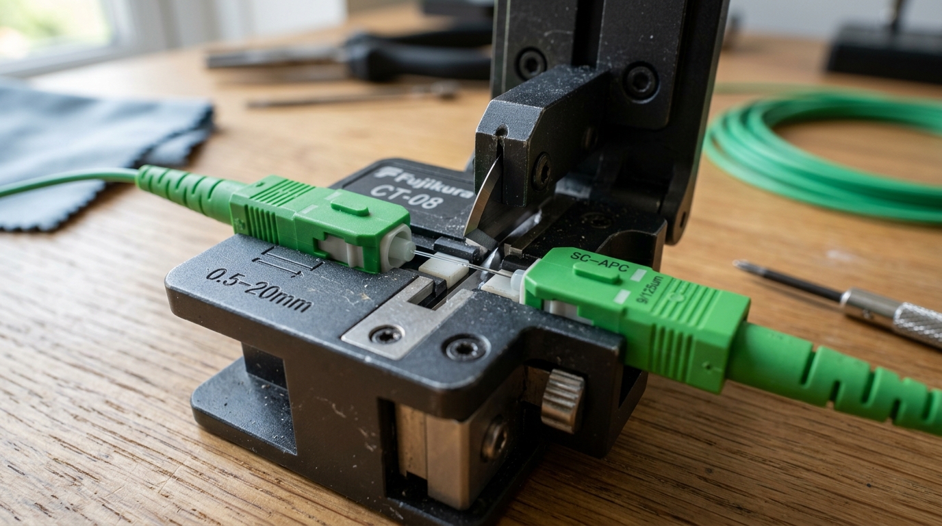 Precision Optical Fiber Splicing Hardware